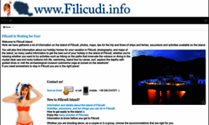 Filicudi.info thumbnail