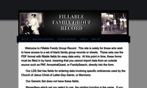 Fillablefamilygrouprecord.weebly.com thumbnail