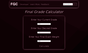 Finalgradecalculators.com thumbnail
