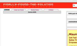 Finally-found-the-solution.blogspot.com thumbnail