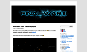Finalwar3.com thumbnail