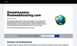 Finalwebhosting.com thumbnail