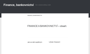 Finance-bankovnictvi.studentske.cz thumbnail
