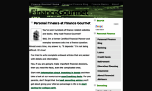 Financegourmet.com thumbnail