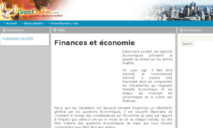 Finances.grandquebec.com thumbnail