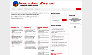 Financialarticledirectory.info thumbnail