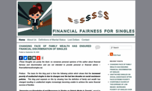 Financialfairnessforsingles.ca thumbnail