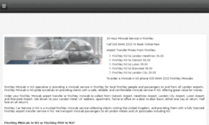Finchleyminicabs.co.uk thumbnail