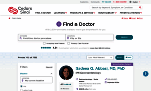 Find-a-doctor.cedars-sinai.edu thumbnail