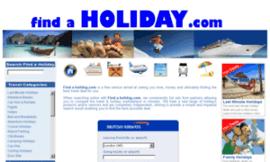 Find-a-holiday.com thumbnail