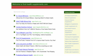 Find-health-supplements.com thumbnail