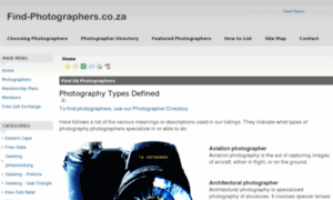 Find-photographers.co.za thumbnail