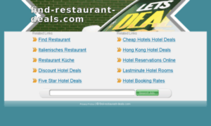 Find-restaurant-deals.com thumbnail