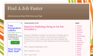 Findajobfaster.blogspot.com thumbnail