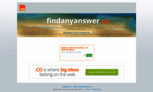 Findanyanswer.co thumbnail