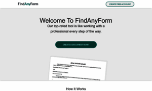 Findanyform.com thumbnail