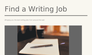 Findawritingjob.com thumbnail