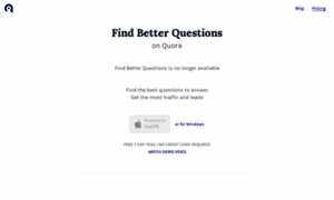 Findbetterquestions.com thumbnail