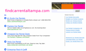 Findcarrentaltampa.com thumbnail