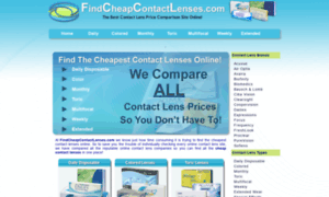 Findcheapcontactlenses.com thumbnail