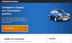 Findclassiccarinsurance.com thumbnail