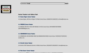 Findcontactnumbers.com thumbnail