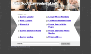 Findgoodlawyerincal.info thumbnail