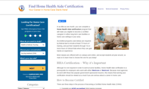 Findhomehealthaidecertification.com thumbnail