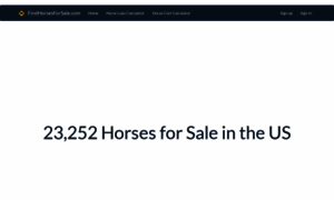 Findhorsesforsale.com thumbnail