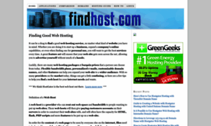 Findhost.com thumbnail