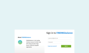 Findingbalance.ning.com thumbnail
