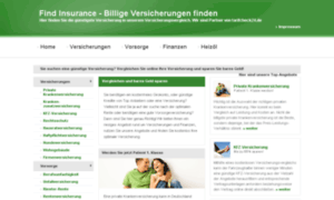 Findinsurance.de thumbnail