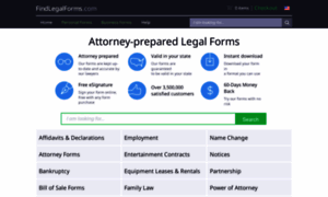 Findlegalforms.com thumbnail