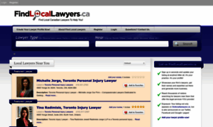 Findlocallawyers.ca thumbnail