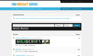 Findminecraftservers.com thumbnail