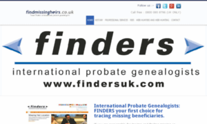 Findmissingheirs.co.uk thumbnail