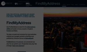 Findmyaddress.co.uk thumbnail