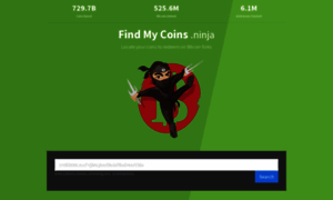 Findmycoins.ninja thumbnail