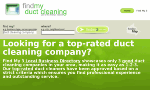 Findmyductcleaning.ca thumbnail