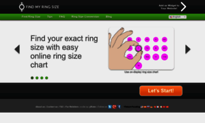 Findmyringsize.com thumbnail