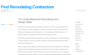 Findremodelingcontractors.com thumbnail