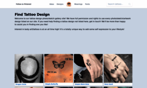 Findtattoodesign.net thumbnail