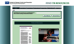 Findtbresources.cdc.gov thumbnail