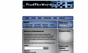 Findtheword.info thumbnail