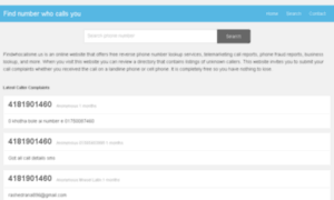 Findwhocallsme.us thumbnail