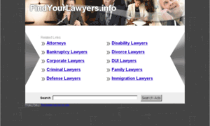 Findyourlawyers.info thumbnail
