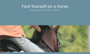 Findyourselfonahorse.com thumbnail