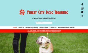 Finestcitydogtraining.com thumbnail
