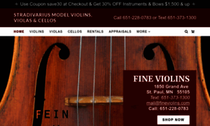 Fineviolins.com thumbnail