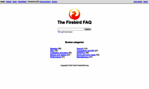 Firebirdfaq.org thumbnail
